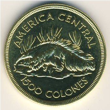 Коста-Рика, 1500 колон (1974 г.)