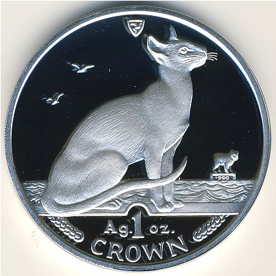 Isle of Man, 1 crown, 1992