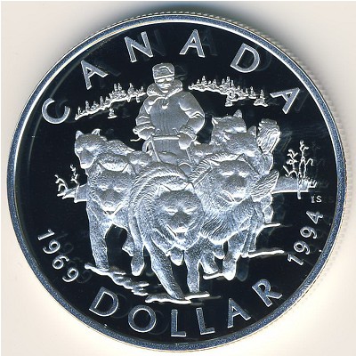 Canada, 1 dollar, 1994