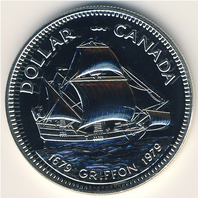 Canada, 1 dollar, 1979