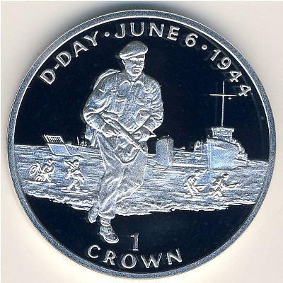 Isle of Man, 1 crown, 1994