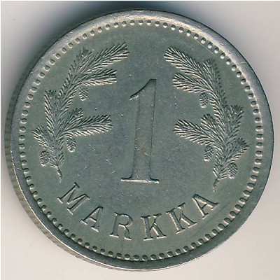 Финляндия, 1 марка (1921–1924 г.)