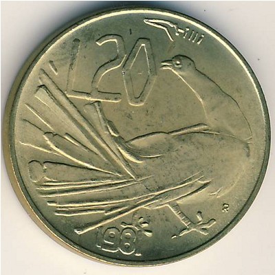 San Marino, 20 lire, 1981