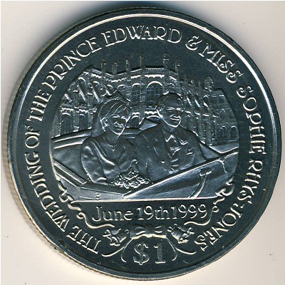 Liberia, 1 dollar, 1999