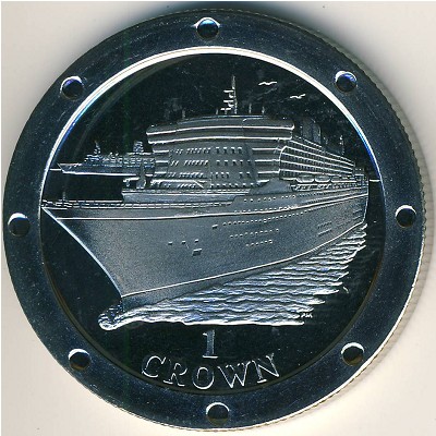 Isle of Man, 1 crown, 2004