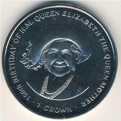 Остров Мэн, 1 крона (2000 г.)