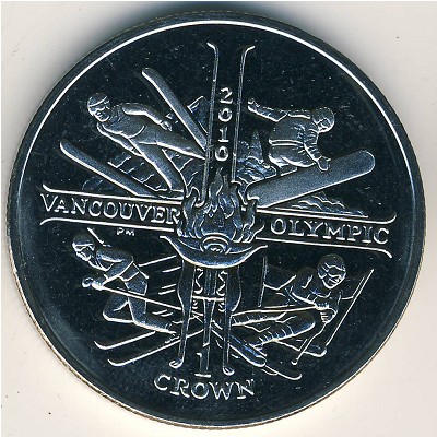 Isle of Man, 1 crown, 2009