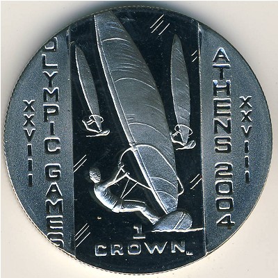 Остров Мэн, 1 крона (2003–2004 г.)
