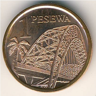 Ghana, 1 pesewa, 2007