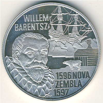 Netherlands., 20 euro, 1996