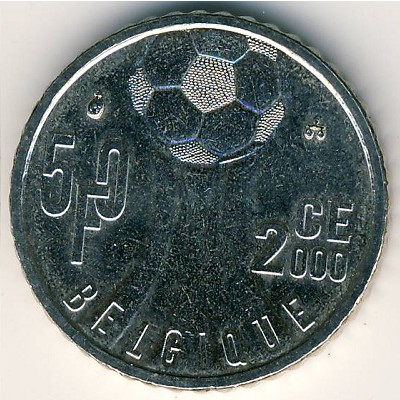 Belgium, 50 francs, 2000