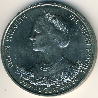 Guernsey, 25 pence, 1980