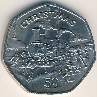 Isle of Man, 50 pence, 1984