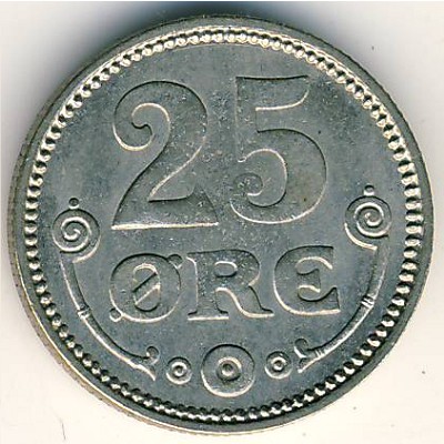 Denmark, 25 ore, 1920–1922