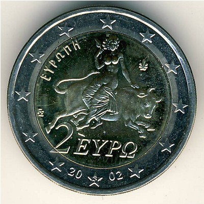 Греция, 2 евро (2002–2006 г.)