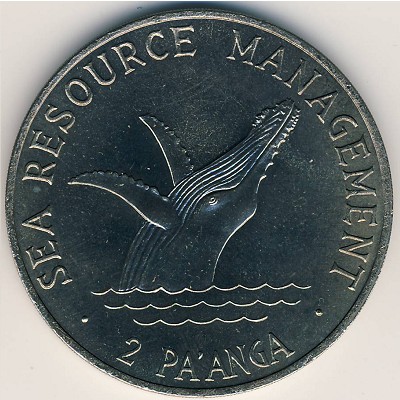Tonga, 2 paanga, 1980