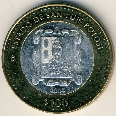 Mexico, 100 pesos, 2004