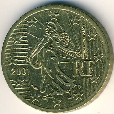 Франция, 50 евроцентов (1999–2006 г.)