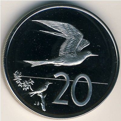 Острова Кука, 20 центов (1972–1983 г.)