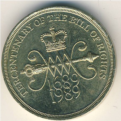 Великобритания, 2 фунта (1989 г.)
