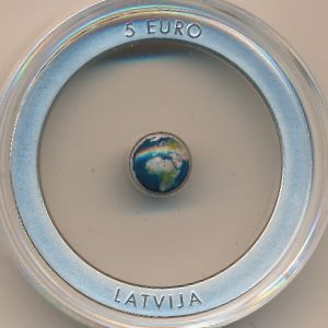 Латвия, 5 евро (2016 г.)