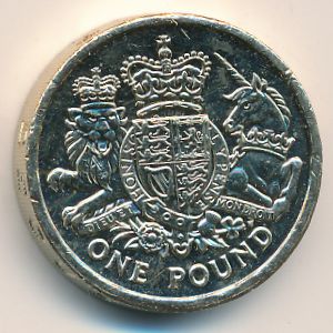 Great Britain, 1 pound, 2015