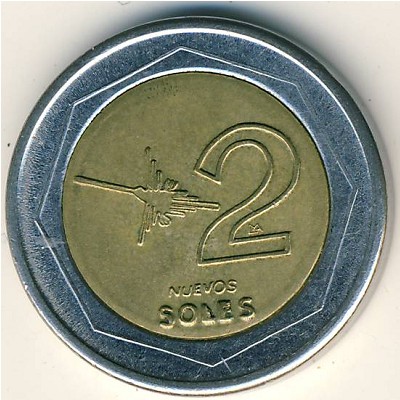 Peru, 2 nuevo soles, 1994–2009
