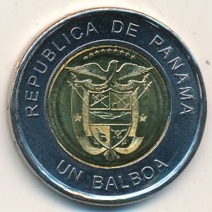 Panama, 1 balboa, 2011