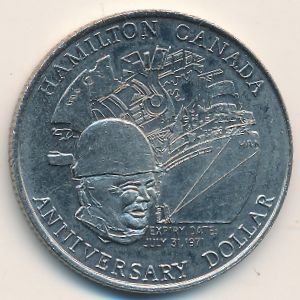 Canada., 1 dollar, 1971