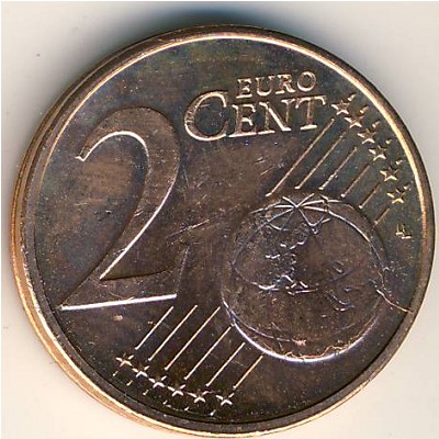 Люксембург, 2 евроцента (2002–2020 г.)