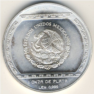 Mexico, 5 nuevos pesos, 1993