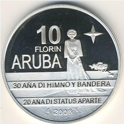 Aruba, 10 florin, 2006