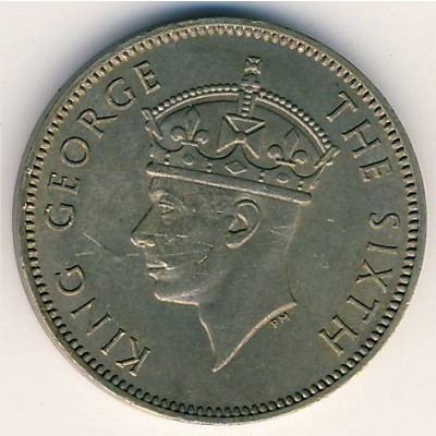 Jamaica, 1/2 penny, 1950–1952