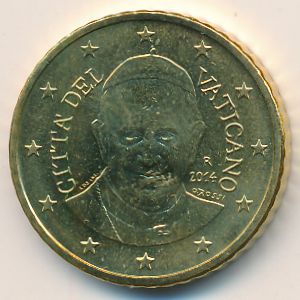 Ватикан, 50 евроцентов (2014–2016 г.)
