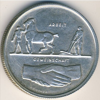 Switzerland, 5 francs, 1939