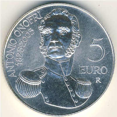 San Marino, 5 euro, 2004–2005