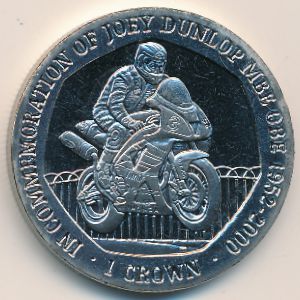 Isle of Man, 1 crown, 2001