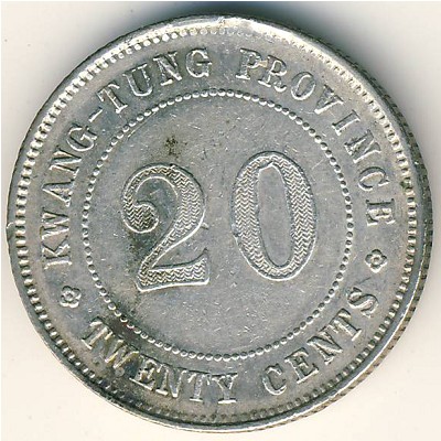 Kwangtung, 20 cents, 1912–1924