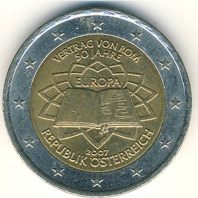 Austria, 2 euro, 2007