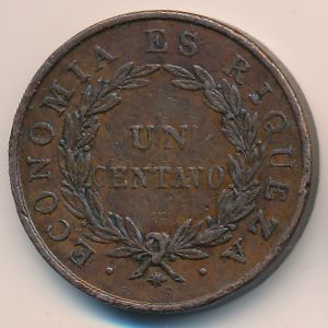 Chile, 1 centavo, 1835