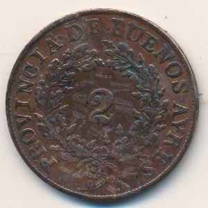 , 2 reales, 1853–1856