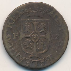 Majorca, 12 dineros, 1811–1812