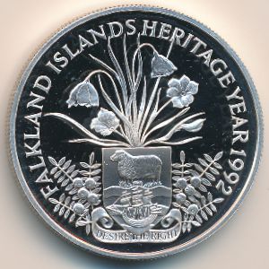 Фолклендские острова, 2 фунта (1992 г.)