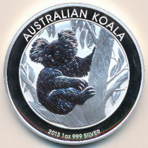 Australia, 1 dollar, 2013