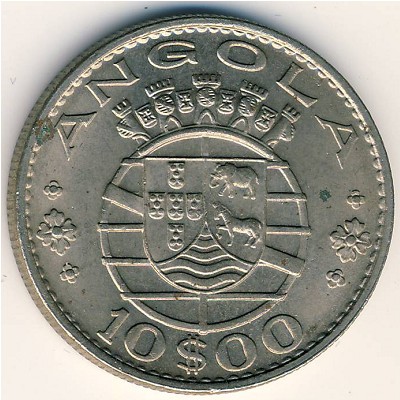 Ангола, 10 эскудо (1969–1970 г.)
