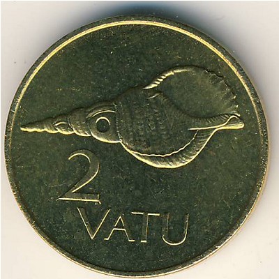 Vanuatu, 2 vatu, 1983–2002