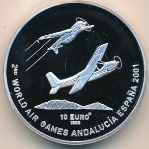 Finland., 10 euro, 1998