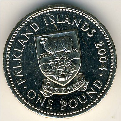 Фолклендские острова, 1 фунт (2004 г.)