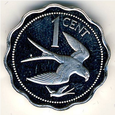 Belize, 1 cent, 1977–1981