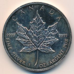 Canada, 5 dollars, 1988–1989